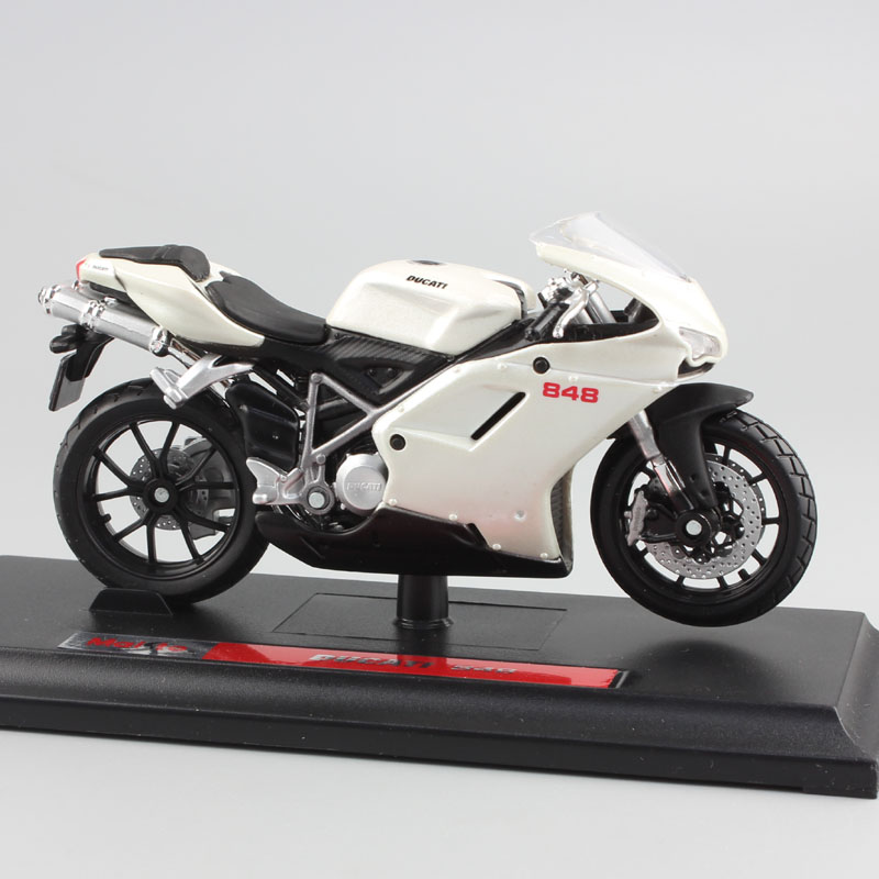 Maisto 1:18 scale Children Superbike 848 EVO metal motorcycle race bike car Diecast model collection Toys Vehicles for kids 2017