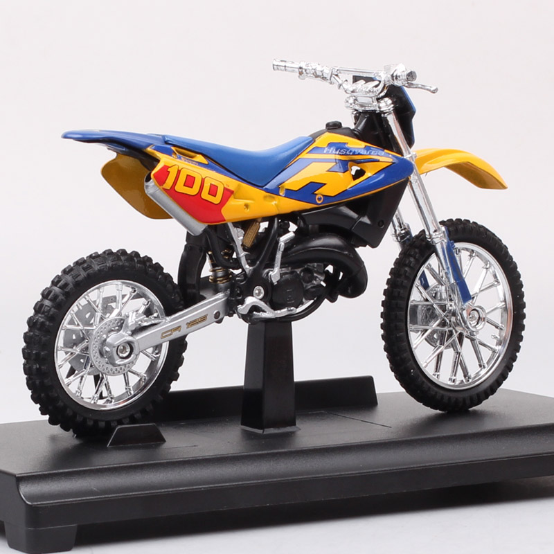 1:18 scale mini welly MY HUSQVARNA CR 125 2004 motocross model bike Diecasts & Toy Vehicles Enduro motorcycle dirt toy gift kids