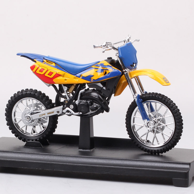 1:18 scale mini welly MY HUSQVARNA CR 125 2004 motocross model bike Diecasts & Toy Vehicles Enduro motorcycle dirt toy gift kids