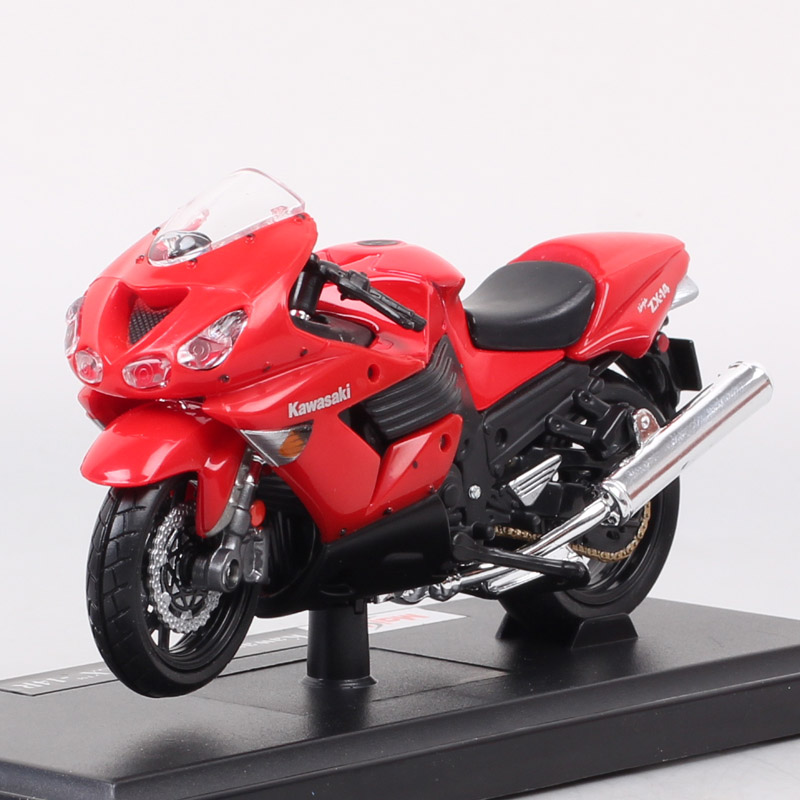 Kid's 1:18 Scale Maisto Kawasaki Ninja ZX-14R 14R Super Sport Bike Motorcycle Model Diecasts & Toy Vehicles Toy Of Collection