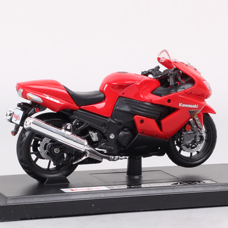 Kid's 1:18 Scale Maisto Kawasaki Ninja ZX-14R 14R Super Sport Bike Motorcycle Model Diecasts & Toy Vehicles Toy Of Collection