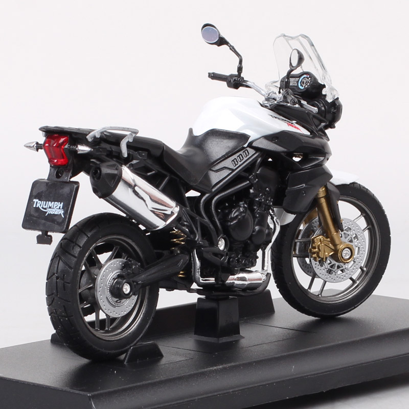 Kid's 1/18 Scale Small Welly Triumph Tiger Explorer 1200 800 Touring Motorbike Diecasts & Toy Vehicles Motorcycle Model Replicas