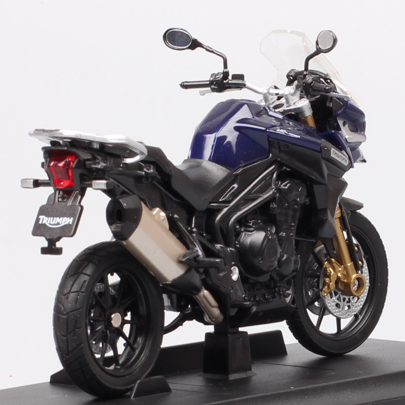 Kid's 1/18 Scale Small Welly Triumph Tiger Explorer 1200 800 Touring Motorbike Diecasts & Toy Vehicles Motorcycle Model Replicas