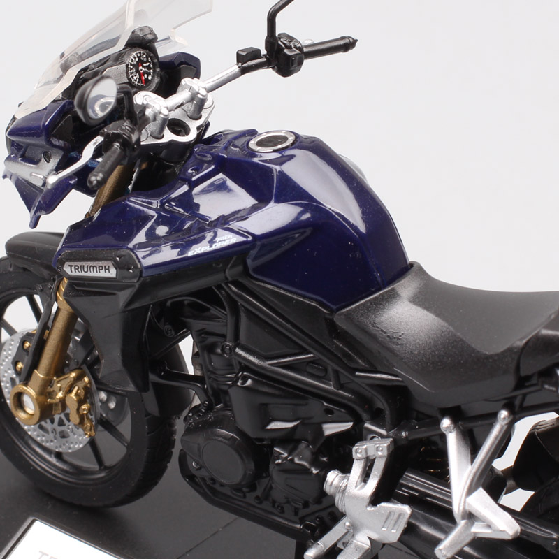 Kid's 1/18 Scale Small Welly Triumph Tiger Explorer 1200 800 Touring Motorbike Diecasts & Toy Vehicles Motorcycle Model Replicas