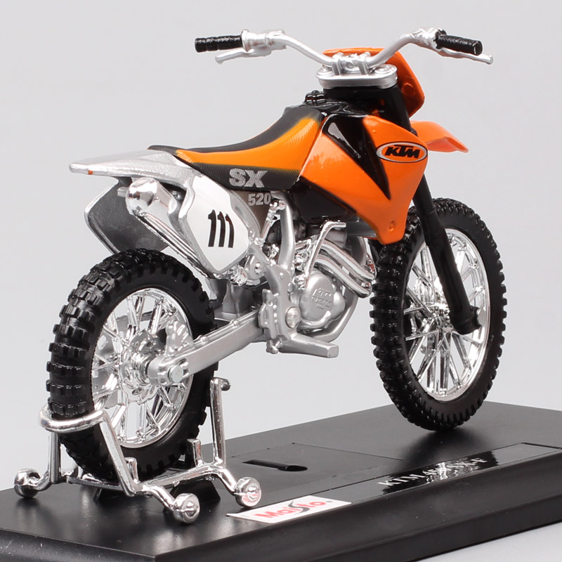 1/18 Maisto 520 SX Racing Motocross #111 Cross Scale Motorcycle Diecast Model Dirt Bike Off Road Vehicle Hobby Toy Of Boy 2001