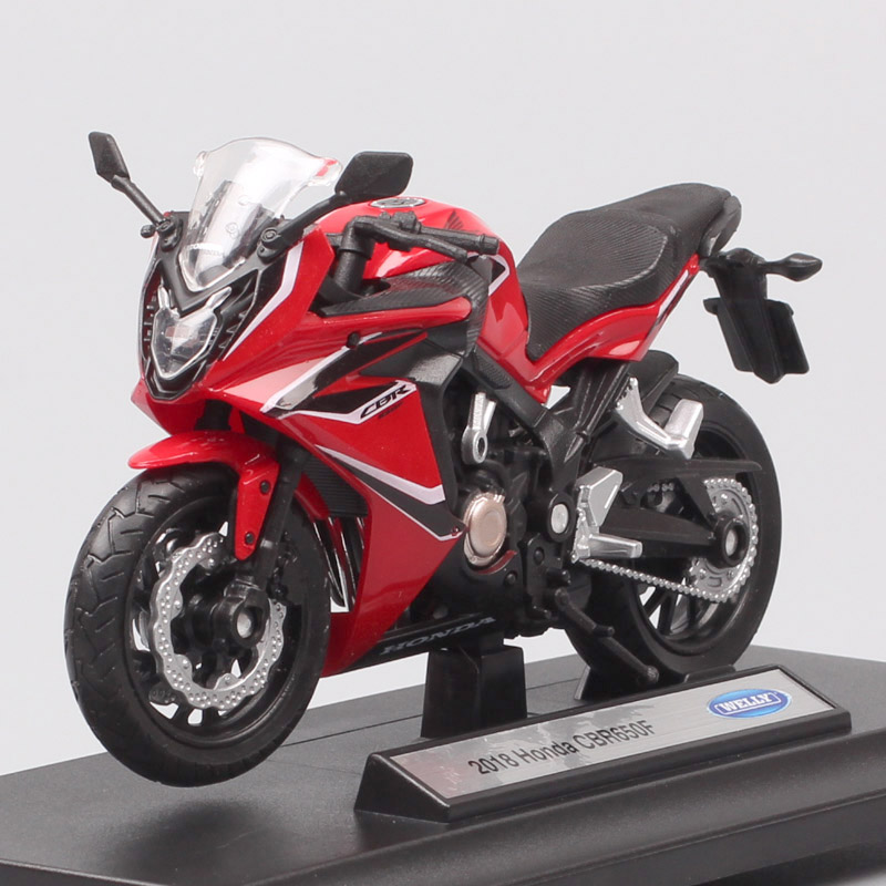 1/18 scales Welly Small 2018 Honda CBR650F sports bike metal diecast motorcycle moto model Toy Replicas for kid boys Collectible 1/18 scales Welly Small 2018 Honda CBR650F sports bike metal diecast motorcycle moto model Toy Replicas for kid boys Collectible