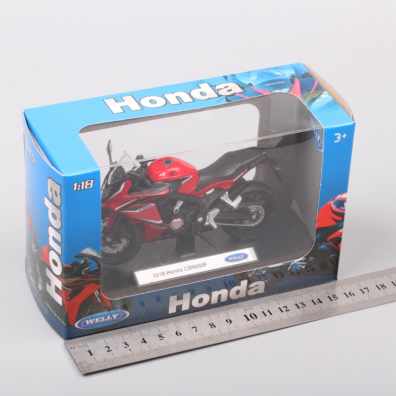 1/18 scales Welly Small 2018 Honda CBR650F sports bike metal diecast motorcycle moto model Toy Replicas for kid boys Collectible 1/18 scales Welly Small 2018 Honda CBR650F sports bike metal diecast motorcycle moto model Toy Replicas for kid boys Collectible