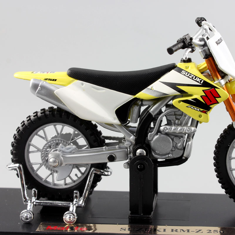Maisto 1:18 Scale SUZUKI RMZ250 Motocross Racing RM-Z250 Model Motorcycle Dirt Bike Enduro Diecasts & Toy Vehicles For Children
