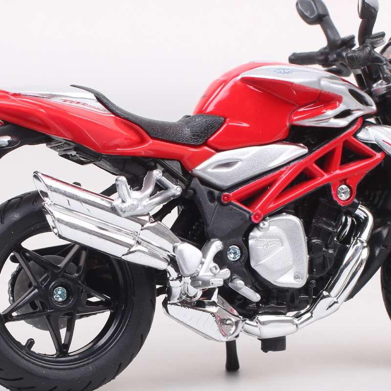 Bburago 1/18 Mini Scale MV Agusta Brutale 1090 RR Street Race Motorcycle Model Diecasts & Toy Vehicles Replicas Gift Collectible Bburago 1/18 Mini Scale MV Agusta Brutale 1090 RR Street Race Motorcycle Model Diecasts & Toy Vehicles Replicas Gift Collectible