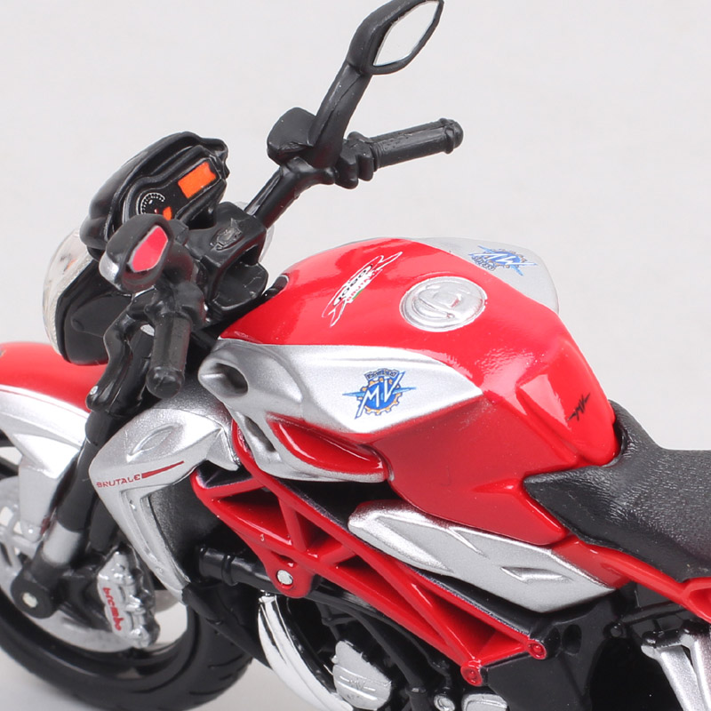 Bburago 1/18 Mini Scale MV Agusta Brutale 1090 RR Street Race Motorcycle Model Diecasts & Toy Vehicles Replicas Gift Collectible Bburago 1/18 Mini Scale MV Agusta Brutale 1090 RR Street Race Motorcycle Model Diecasts & Toy Vehicles Replicas Gift Collectible