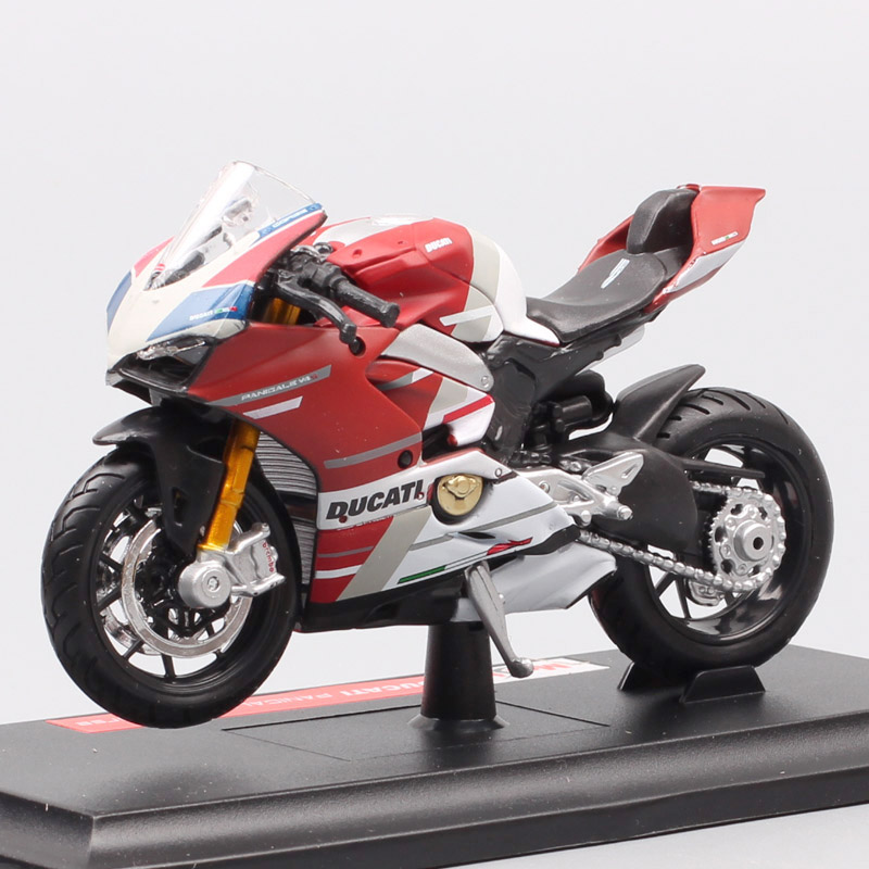 Maisto 1 18 Ducati Panigale V4 S GP Corse Scale Motorcycle Model Diecasts & Toy Vehicle X Diavel 1098s 848 EVO GP18 Racing Bike