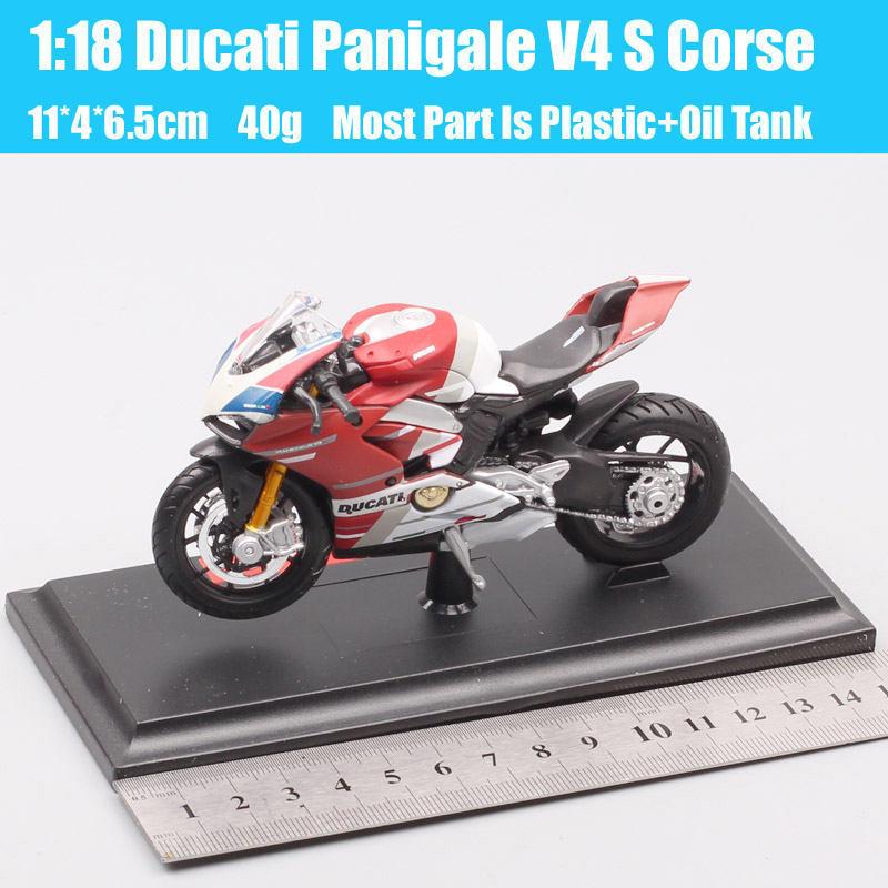 Maisto 1 18 Ducati Panigale V4 S GP Corse Scale Motorcycle Model Diecasts & Toy Vehicle X Diavel 1098s 848 EVO GP18 Racing Bike