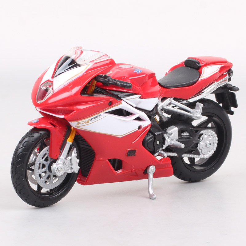 Childrens Bburago 1/18 Scale 2012 MV Agusta F4 RR Motorcycle Diecast Sports Bike Model Vehicle Gift Of Boys Moto Racing Replicas Childrens Bburago 1/18 Scale 2012 MV Agusta F4 RR Motorcycle Diecast Sports Bike Model Vehicle Gift Of Boys Moto Racing Replicas