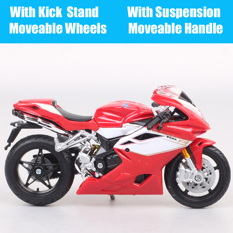 Childrens Bburago 1/18 Scale 2012 MV Agusta F4 RR Motorcycle Diecast Sports Bike Model Vehicle Gift Of Boys Moto Racing Replicas Childrens Bburago 1/18 Scale 2012 MV Agusta F4 RR Motorcycle Diecast Sports Bike Model Vehicle Gift Of Boys Moto Racing Replicas