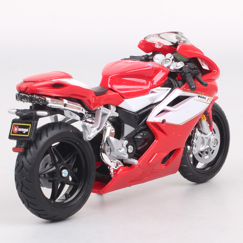 Childrens Bburago 1/18 Scale 2012 MV Agusta F4 RR Motorcycle Diecast Sports Bike Model Vehicle Gift Of Boys Moto Racing Replicas Childrens Bburago 1/18 Scale 2012 MV Agusta F4 RR Motorcycle Diecast Sports Bike Model Vehicle Gift Of Boys Moto Racing Replicas