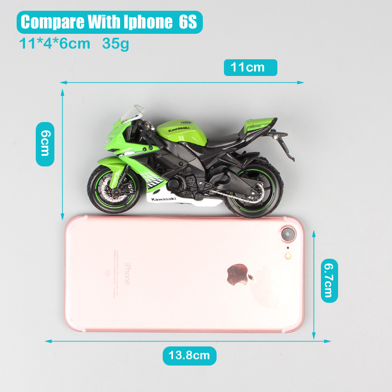 Maisto 1:18 small scales Kawasaki Ninja ZX10R Motorcycle models Diecasts & Toy Vehicles racing Supermoto ZX-10R moto bike hobby