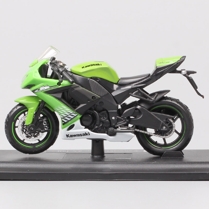 Maisto 1:18 small scales Kawasaki Ninja ZX10R Motorcycle models Diecasts & Toy Vehicles racing Supermoto ZX-10R moto bike hobby
