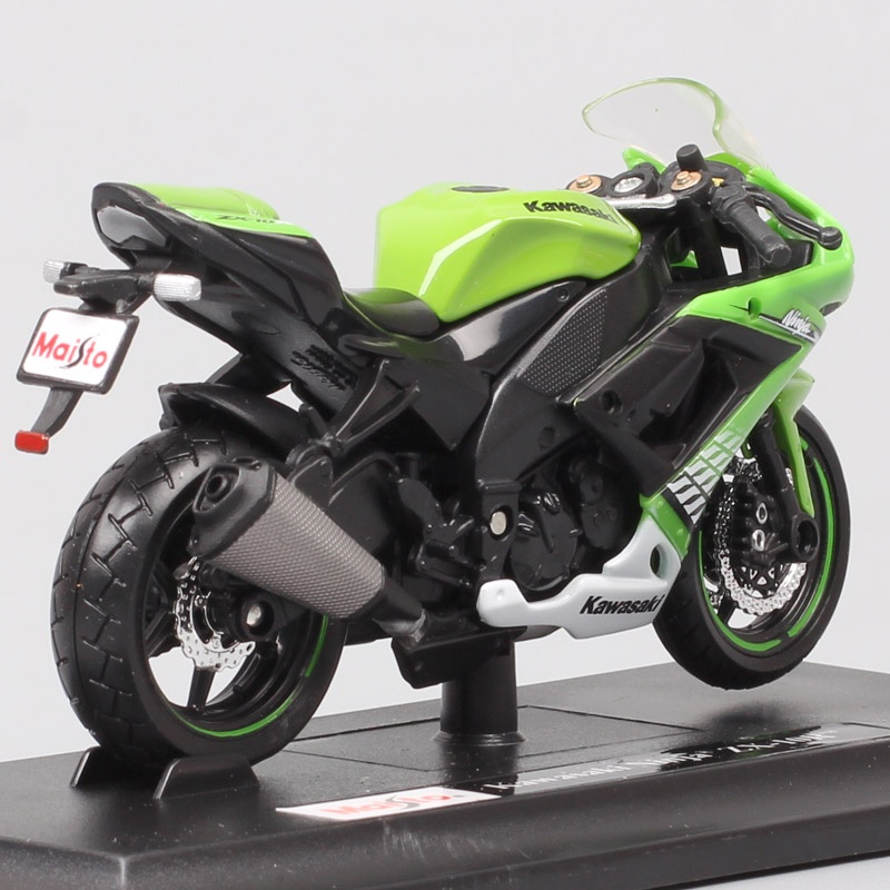 Maisto 1:18 small scales Kawasaki Ninja ZX10R Motorcycle models Diecasts & Toy Vehicles racing Supermoto ZX-10R moto bike hobby