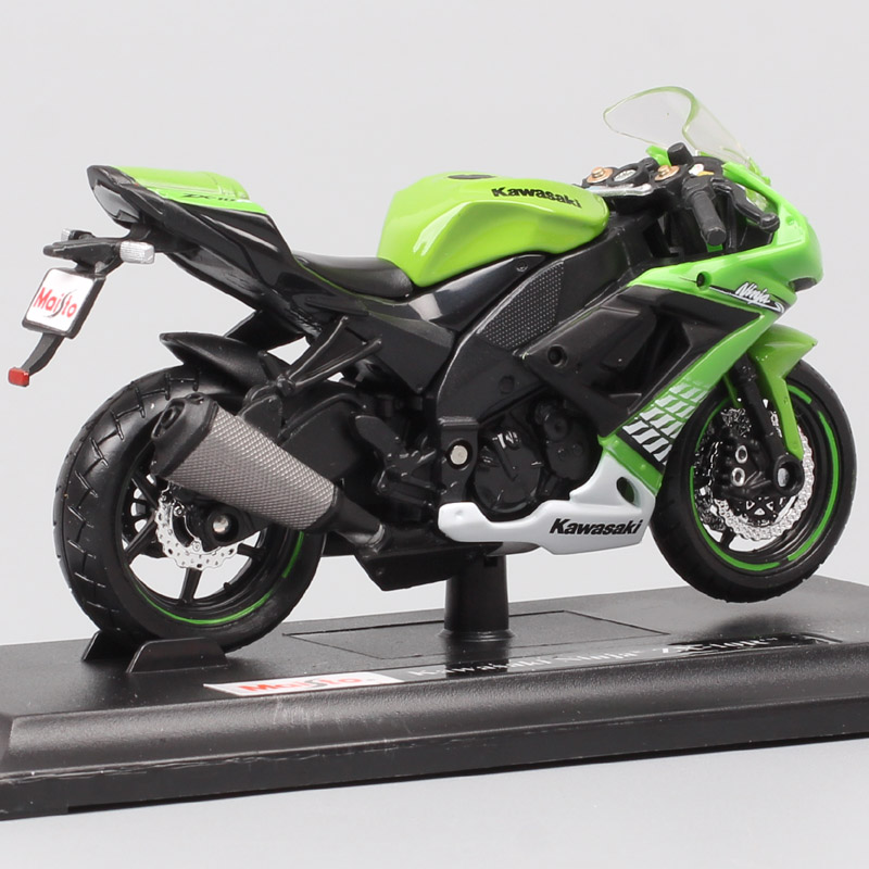 Maisto 1:18 small scales Kawasaki Ninja ZX10R Motorcycle models Diecasts & Toy Vehicles racing Supermoto ZX-10R moto bike hobby