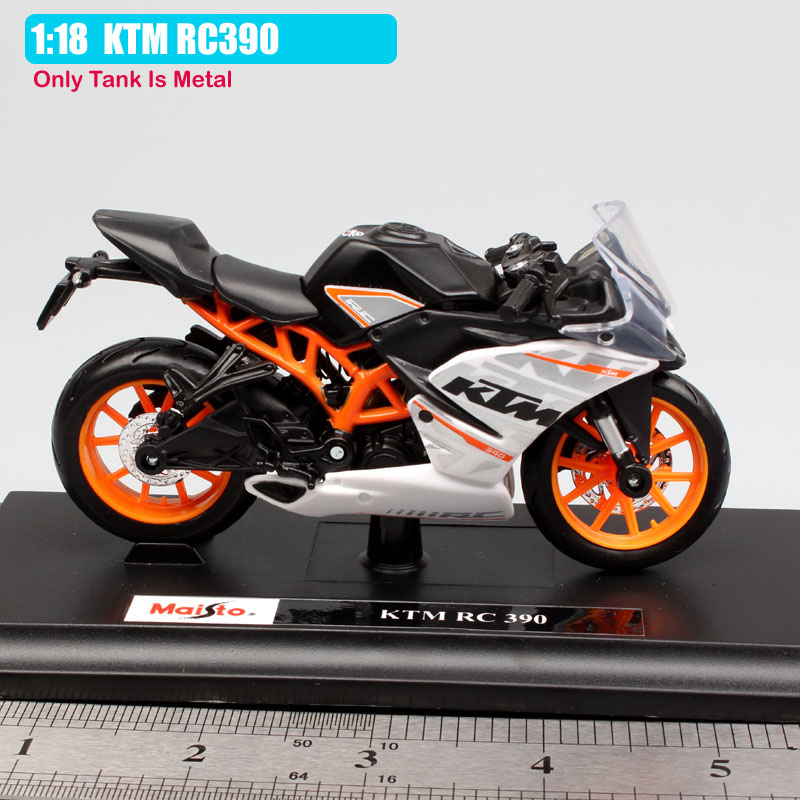 1:18 scale Small Maisto Miniature Moto RC390 Motorcycle Diecast Model Sport Bike Racing Motorbike Vehicle Gift Toy For Childrens 1:18 scale Small Maisto Miniature Moto RC390 Motorcycle Diecast Model Sport Bike Racing Motorbike Vehicle Gift Toy For Childrens