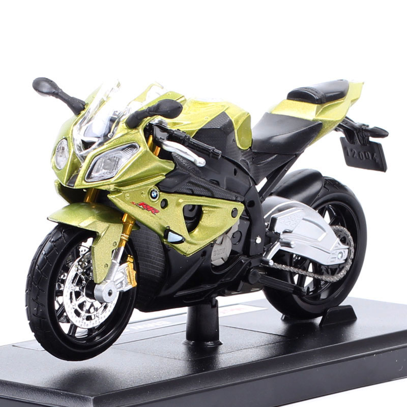 Children's Maisto 1/18 Scale Motorrad S1000RR Motorcycle Super Bike Vehicle Diecast Model Toy Miniature for collection gift boys