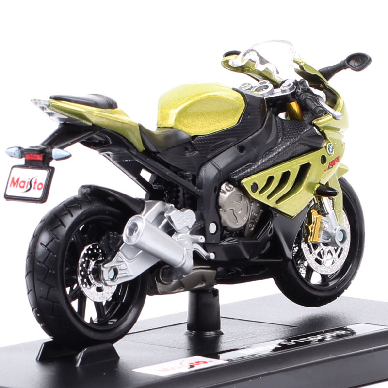 Children's Maisto 1/18 Scale Motorrad S1000RR Motorcycle Super Bike Vehicle Diecast Model Toy Miniature for collection gift boys