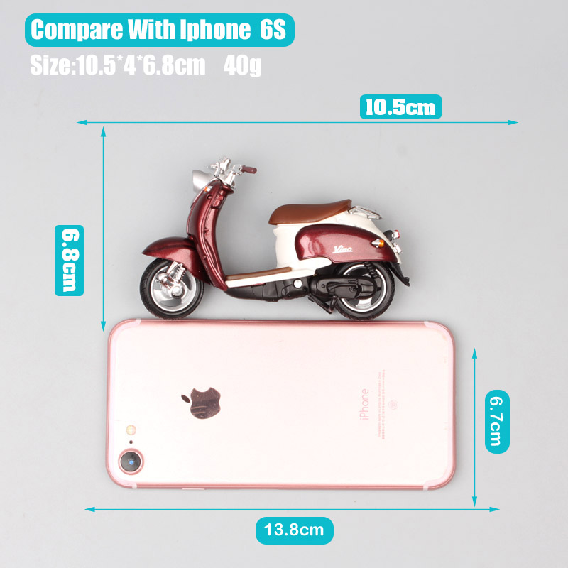 Childrens 1/18 Scale Welly YAMAHA VINO YJ50R Scooter Motor Road Bike Diecasts & Toy Vehicles Motorcycle Models Thumbnails Boys