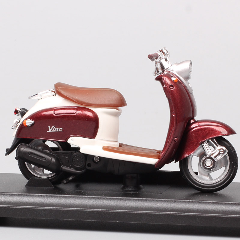 Childrens 1/18 Scale Welly YAMAHA VINO YJ50R Scooter Motor Road Bike Diecasts & Toy Vehicles Motorcycle Models Thumbnails Boys