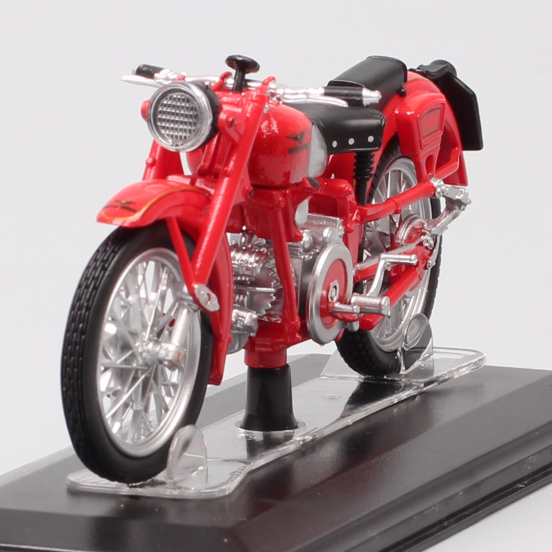 1:24 Scale Classic Moto Guzzi Falcone Sports Motorcycle Diecasts & Toy Vehicles Racing Bike Model Replicas For Collectible Red