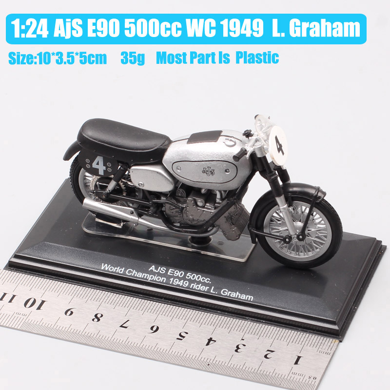 1/24 Scale Vintage Tiny Italeri 1949 AjS E90 500cc Porcupin #4 Les Graham motorcycle Diecast Toy Vehicles FIM Racing Bike Model 1/24 Scale Vintage Tiny Italeri 1949 AjS E90 500cc Porcupin #4 Les Graham motorcycle Diecast Toy Vehicles FIM Racing Bike Model