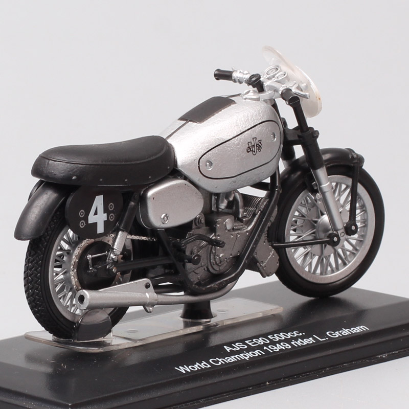 1/24 Scale Vintage Tiny Italeri 1949 AjS E90 500cc Porcupin #4 Les Graham motorcycle Diecast Toy Vehicles FIM Racing Bike Model 1/24 Scale Vintage Tiny Italeri 1949 AjS E90 500cc Porcupin #4 Les Graham motorcycle Diecast Toy Vehicles FIM Racing Bike Model