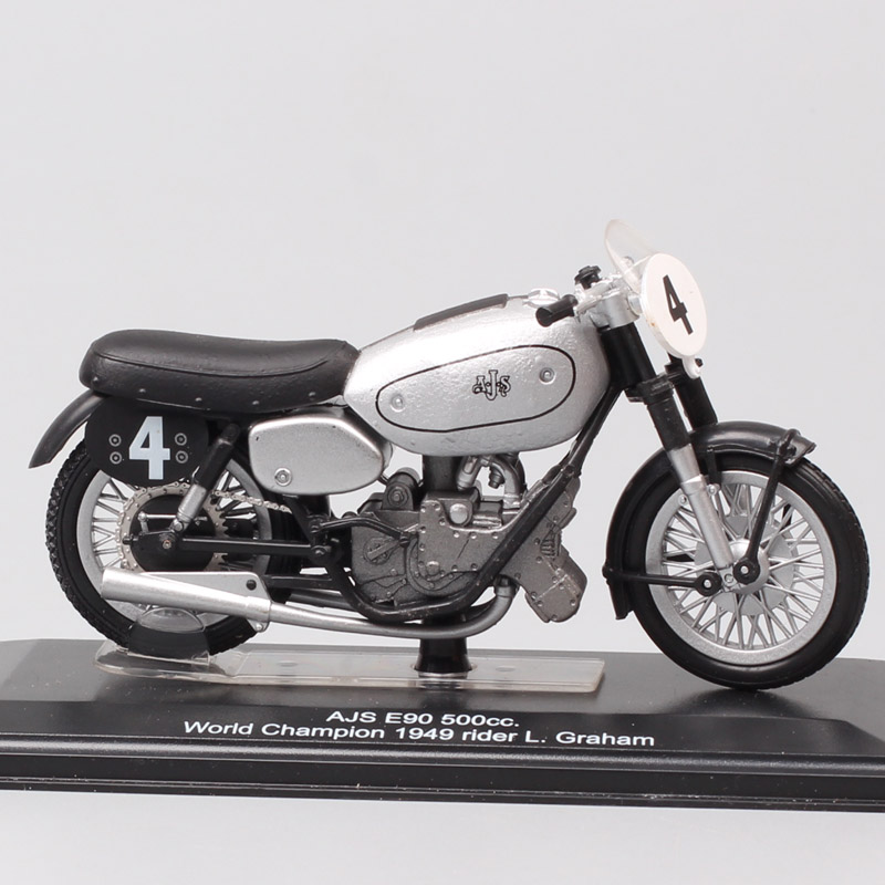 1/24 Scale Vintage Tiny Italeri 1949 AjS E90 500cc Porcupin #4 Les Graham motorcycle Diecast Toy Vehicles FIM Racing Bike Model 1/24 Scale Vintage Tiny Italeri 1949 AjS E90 500cc Porcupin #4 Les Graham motorcycle Diecast Toy Vehicles FIM Racing Bike Model