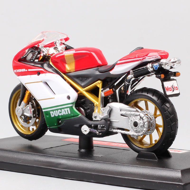 1/18 scale mini maisto Ducati 1098s sport bike street moto diecast racing motorcycle model car toy superbike miniatures for kids