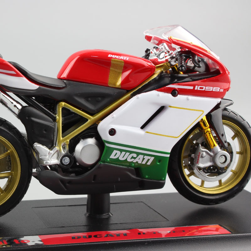 1/18 scale mini maisto Ducati 1098s sport bike street moto diecast racing motorcycle model car toy superbike miniatures for kids