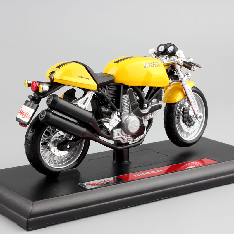 1:18 Scale Ducati Sport 1000 superbike metal diecast motorcycle racing moto cars styling model auto Toys Collection for boys kid