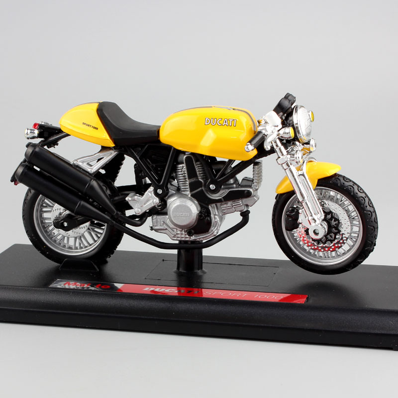 1:18 Scale Ducati Sport 1000 superbike metal diecast motorcycle racing moto cars styling model auto Toys Collection for boys kid