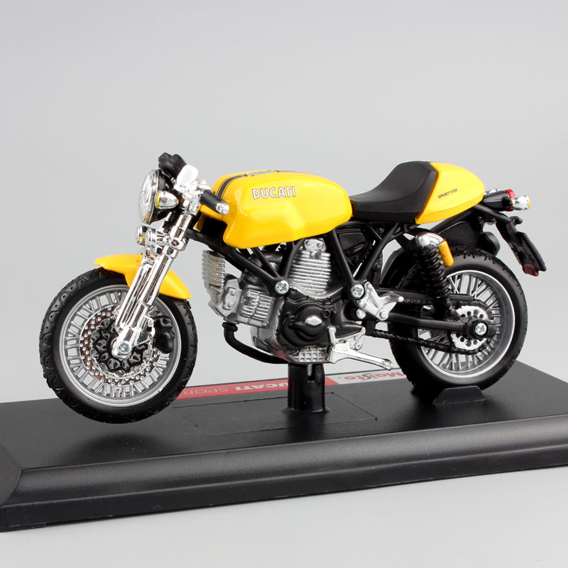 1:18 Scale Ducati Sport 1000 superbike metal diecast motorcycle racing moto cars styling model auto Toys Collection for boys kid
