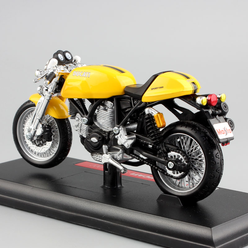 1:18 Scale Ducati Sport 1000 superbike metal diecast motorcycle racing moto cars styling model auto Toys Collection for boys kid