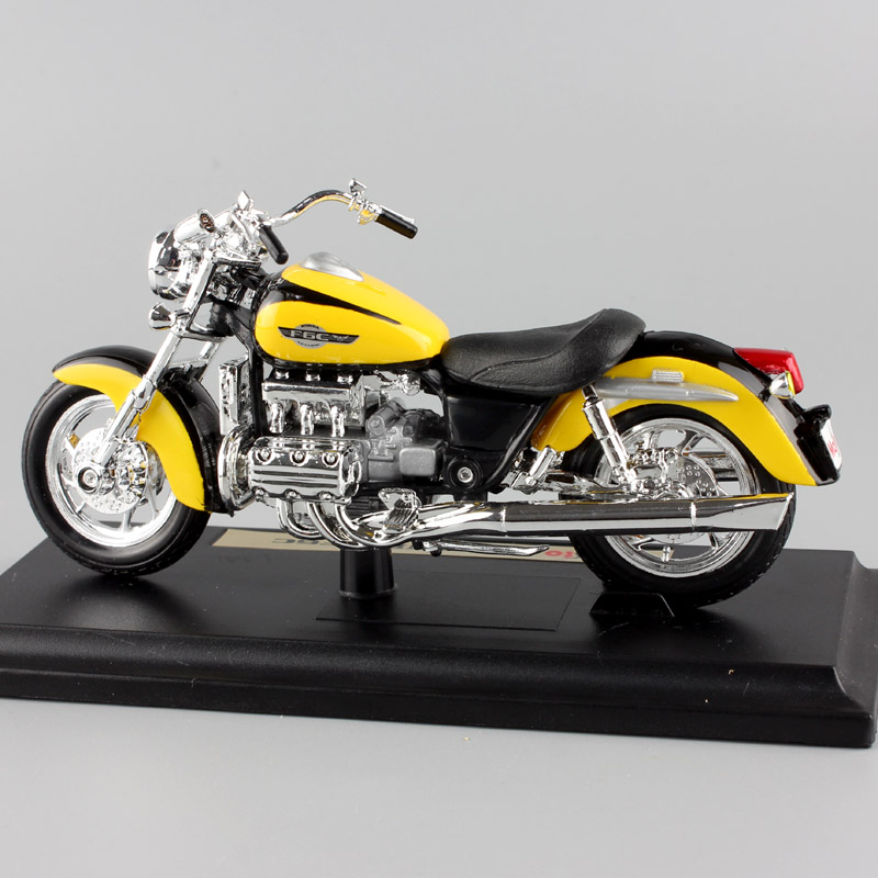 1:18 Scale Maisto Honda Valkyrie F6C Motorcycle Diecasts & Toy Vehicles Tour Cruiser Bike Model Toy Collection Replicas Yellow 1:18 Scale Maisto Honda Valkyrie F6C Motorcycle Diecasts & Toy Vehicles Tour Cruiser Bike Model Toy Collection Replicas Yellow