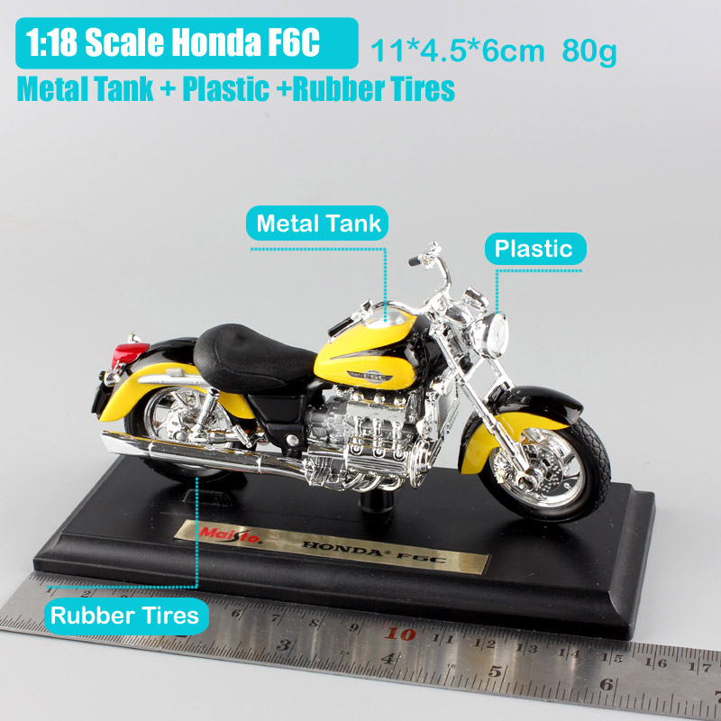 1:18 Scale Maisto Honda Valkyrie F6C Motorcycle Diecasts & Toy Vehicles Tour Cruiser Bike Model Toy Collection Replicas Yellow 1:18 Scale Maisto Honda Valkyrie F6C Motorcycle Diecasts & Toy Vehicles Tour Cruiser Bike Model Toy Collection Replicas Yellow
