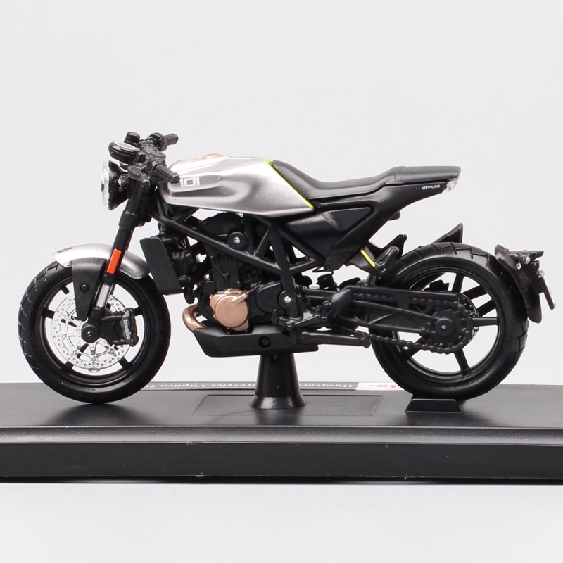 Maisto 1/18 scale 2018 MY Husqvarna Vitpilen 701 Motocross Dirt Bike Diecast Vehicle Enduro Motorcycle Toys Model Souvenir Kids