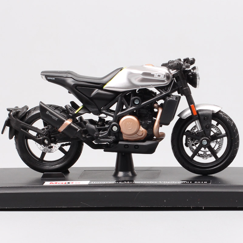 Maisto 1/18 scale 2018 MY Husqvarna Vitpilen 701 Motocross Dirt Bike Diecast Vehicle Enduro Motorcycle Toys Model Souvenir Kids