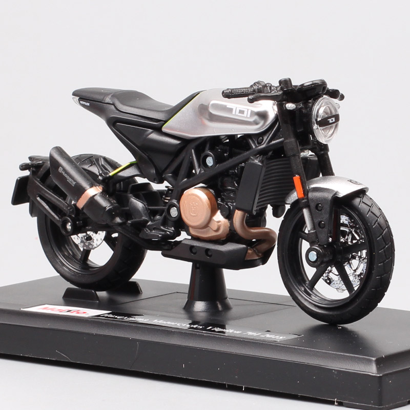 Maisto 1/18 scale 2018 MY Husqvarna Vitpilen 701 Motocross Dirt Bike Diecast Vehicle Enduro Motorcycle Toys Model Souvenir Kids