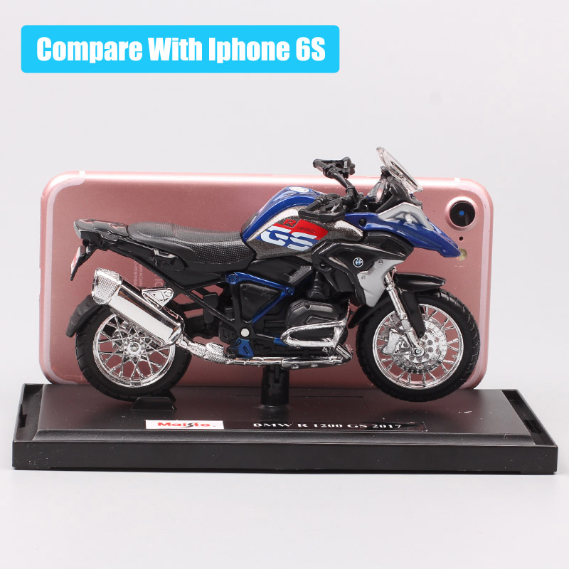 1/18 Scale Maisto R1200 GS Motorrad 2017 motorcycle Adventure bike model Diecasts & Toy Vehicles Replica Children's collection