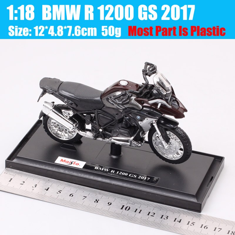 1/18 Scale Maisto R1200 GS Motorrad 2017 motorcycle Adventure bike model Diecasts & Toy Vehicles Replica Children's collection