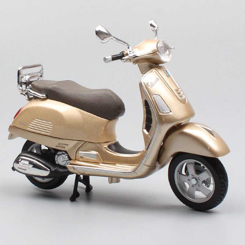 1:18 scale maisto Piaggio Vespa GTS 300 scooter motorcycle diecast vehicles sports motor bike toys models for children 2017 gold