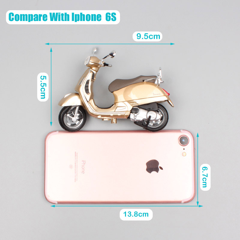 1:18 scale maisto Piaggio Vespa GTS 300 scooter motorcycle diecast vehicles sports motor bike toys models for children 2017 gold