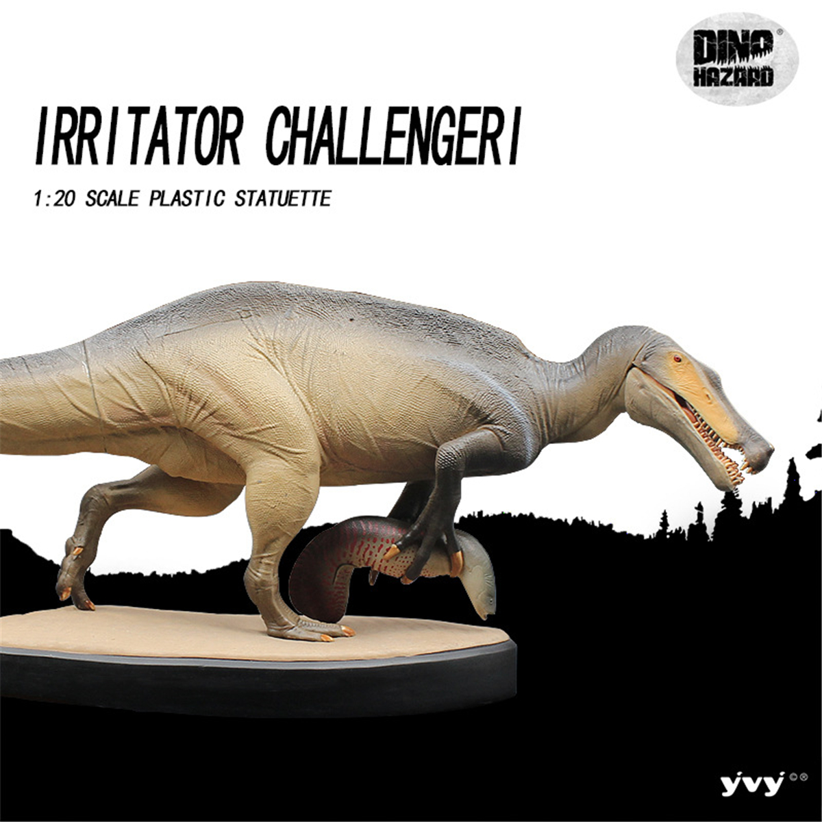 IN STOCK Dino Hazard Irritator Challengeri 1:20 Scale Statuette Spinosauridae Dinosaur PVC Collector Toy Animal Model Decor Gift