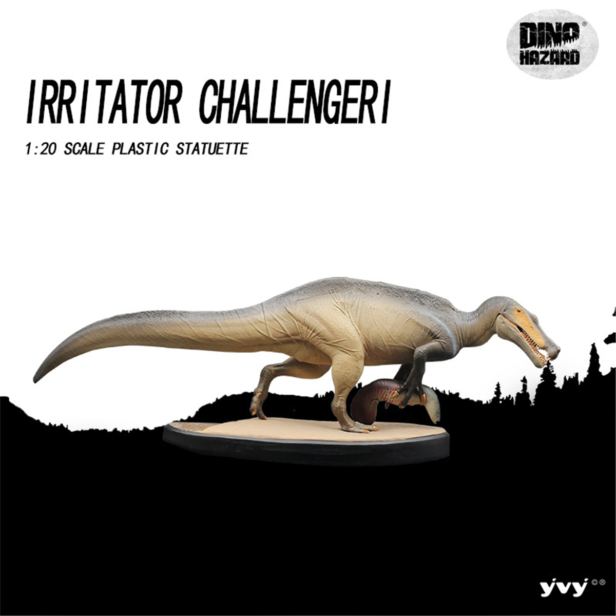 IN STOCK Dino Hazard Irritator Challengeri 1:20 Scale Statuette Spinosauridae Dinosaur PVC Collector Toy Animal Model Decor Gift