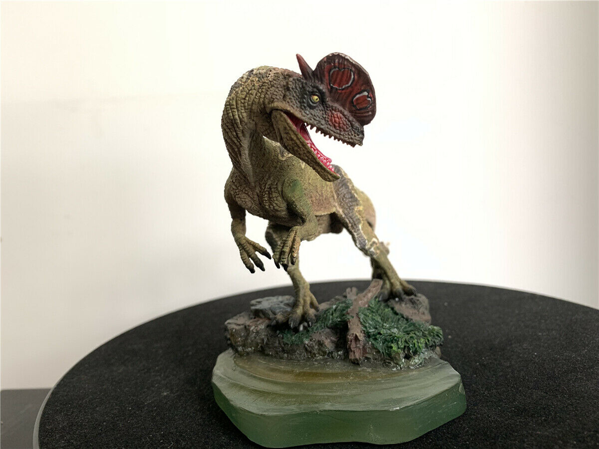 IN STOCK ITOY Dilophosaurus Statue Coelophysoidea Dinosaur Figure Animal Unisex Adults Kid Gift Toy Collector Decor Souvenir